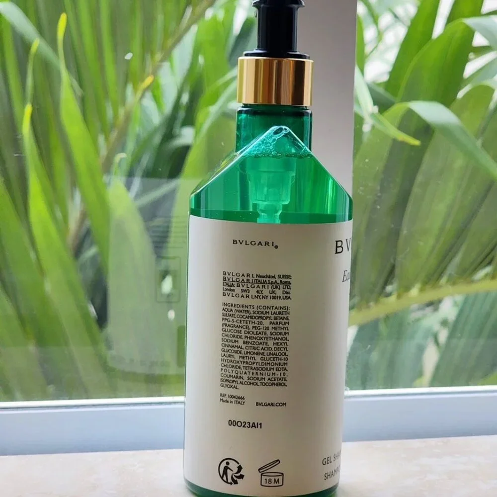 Bvlgari Shampoo and Shower Gel Green Tea New